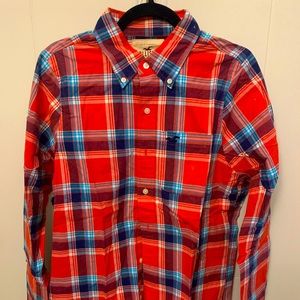 Hollister button up dress shirt size medium